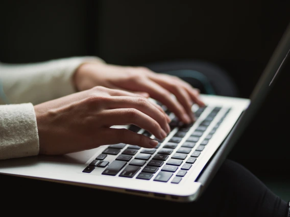 Typing on a computer